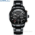 CRRJU Men Watch 30m Waterproof Watch Top Brand Luxury Steel Watch Chronograph Male Clock Saat relojes hombre 2212